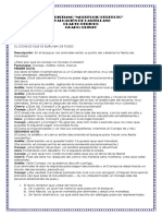 Liceo Cristiano "Mi Refugio Perfecto" Evaluación de Castellano Cuarto Periodo Grado: Quinto