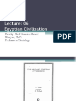 Lecture 6 Egyptian Civilization