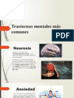 Trastornos Mentales Más Comunes