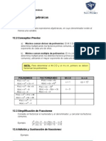 Fracciones Algebraicas