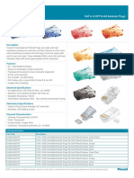 RJ45 Connector CAT6 U-UTP Modular Plugs