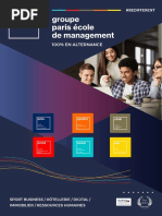 Brochure Generale Groupe Paris Ecole de Management