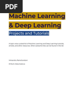 ML DL Projects and Tutorials