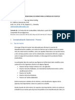 Conceptualización Operacional de Horno para La Pirólisis de Plástico