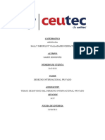 Tarea #2 Temas de Estudio Del Derecho Internacional Privado