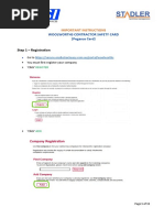 Woolworths Pegasus Card Induction Instructions