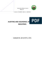 CBA - Auditing and Assurance Specialized Industries - 2