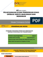 Taklimat Operasi Servis Makanan Dan Minuman