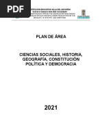 Plan de Area de Ciencias Sociales 2021