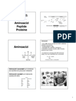  Aminoacizi. Peptide. Proteine. Imunoglobuline.