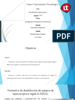 Investigación de Normativas de Desinfeccion