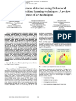 Driver Drowsiness Detection Using Behavioral Measures and Machine Learning Techniques: A Review of State-Of-Art Techniques