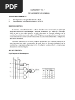 EXPERIMENT NO 8 Mux and Demux in Verilog