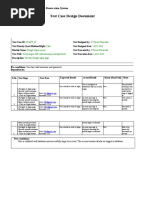 Template SE Testcases Document