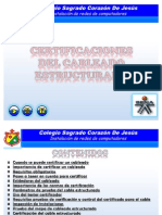 Certificaciones Del Cableado Estructurado