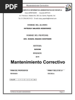 Mantenimiento Correctivo