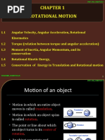 PHY 210 - Chapter 1 - Rotional Motion - 2021