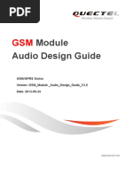 Quectel GSM Module Audio Design Guide V3.0