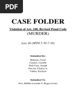 Case Folder-Murder