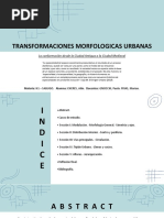 Historia 1 Sabugo - Transformaciones Morfologicas Urbanas