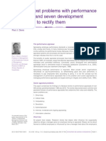 Seven Biggest Problems With Performance Appraisals: and Seven Development Approaches To Rectify Them