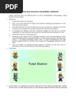 Total Station and Its Application To Civil Engineering