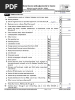 Additional Income and Adjustments To Income