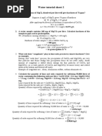 9.2 Water Tutorial Sheet-2 Solution PDF