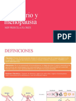 Climaterio y Menopausia