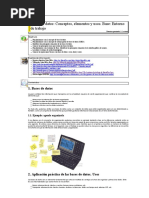 Bases de Datos Conceptos, Elementos y Usos. Base Entorno de Trabajo - Rev