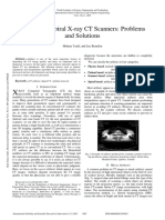 Artifacts in Spiral X Ray CT Scanners Problems and Solutions