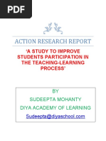 Action Research Report On How To Increas