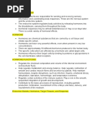 Endocrine System Outline