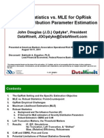 J.D. Opdyke - Robust Stats - ABA Presentation - 08-08-11 - Updated Scrib