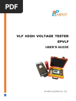 Users Manual EPVLF-110V60Hz