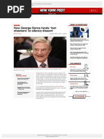 How George Soros Funds 'Fact Checkers' To Silence Dissent