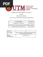 Reflective Writing Group 1 Uhlb1112 English Communication Skills