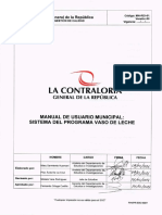 Manual de Usuario Municipal - Sistema Del Programa Vaso de Leche PDF