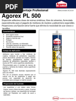 Tds Chile Agorex Pl500