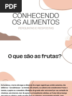 Revisão 4 - Conhecendo Os Alimentos - FRUTAS