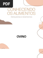 Revisão 4 - Conhecendo Os Alimentos - OVINO