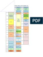 Horario Campamento 2021 Niños SCZ