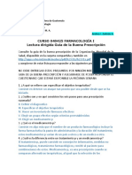 Lectura Dirigida de La Guía de La Buena Prescripción 2023. Andrea Galindo