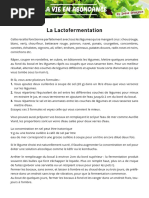 Fiche 01 Lactofermentation