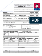 Formulir Lapangan Kerja