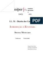 Trabalho de Economia (Sistema Monetário)