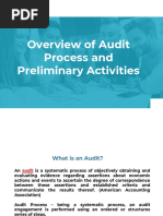 Overview of Audit Process and Preliminary Activities