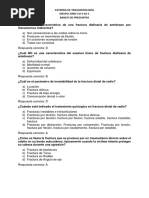 Banco de Peguntas Traumatología Grupo 1 y 3