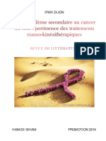 Revvue de +++++litterature Lymphoedeme - Cancer - Du - Sein - Traitements - MK