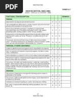 Modified Barthel Index